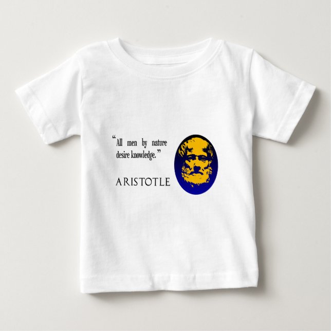 Aristotle kunskap tee shirt (Framsida)