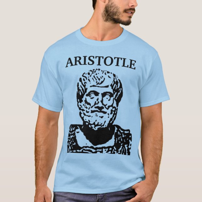 Aristotle monokrom t-shirt (Framsida)