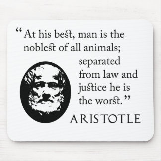 Aristotle mousepad - man som är mest noblest av musmatta