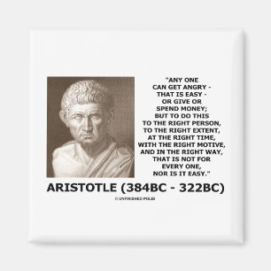 Aristotle någon kan få den ilskna högra persone magnet