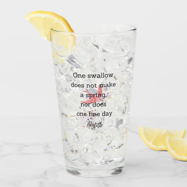 Aristotle Spring Quote Decor For Home  Glaskopp (Framsida Ice)