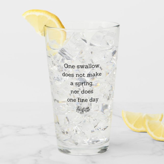 Aristotle Spring Quote Decor For Home  Glaskopp (Framsida Ice)