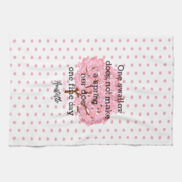 Aristotle Spring Quote Decor For Home Kökshandduk