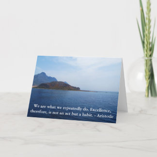 Aristotle utmärkthetQuotation Kort