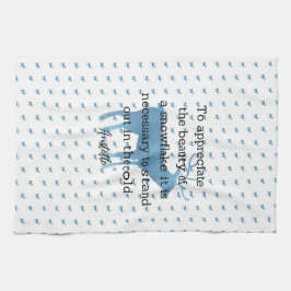 Aristotle Winter Quote Decor For Home Kökshandduk