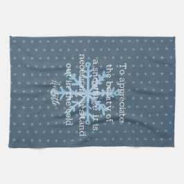 Aristotle Winter Quote Decor For Home Kökshandduk