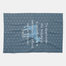 Aristotle Winter Quote Decor For Home Kökshandduk