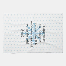 Aristotle Winter Quote Decor For Home Kökshandduk