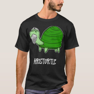 Aristurtle Aristoteles as a Turtle Pun T Shirt