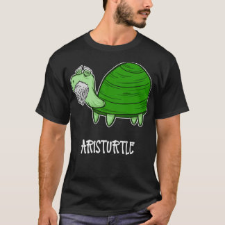 Aristurtle Aristoteles as a Turtle Pun T Shirt