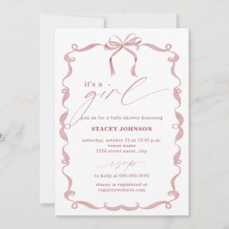 ARIYA | Bebisens ankomst Baby Shower Inbjudan Det