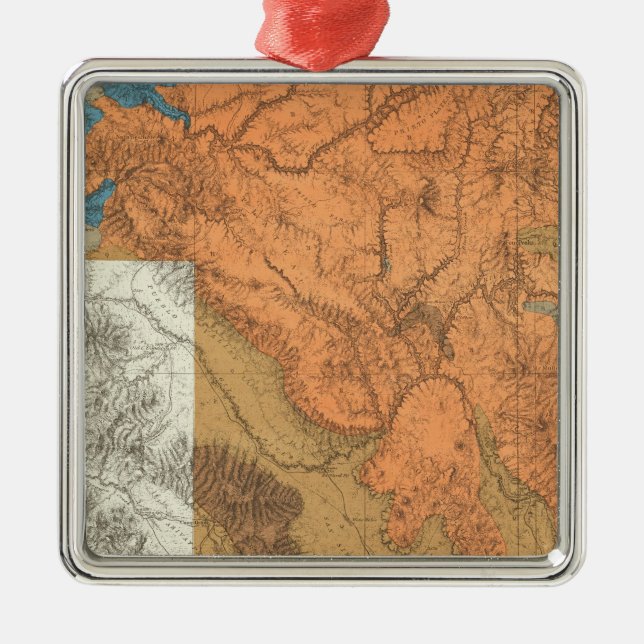 Arizona 2 julgransprydnad metall (Framsidan)