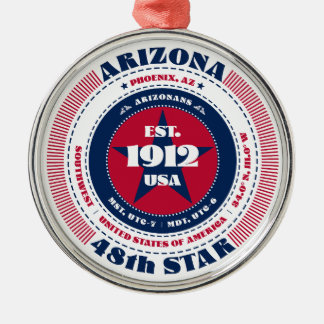 Arizona 48:e statliga julprydnaden julgransprydnad metall