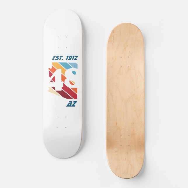 Arizona 48th State Mini Skateboard Bräda 18,5 Cm (Framsida)