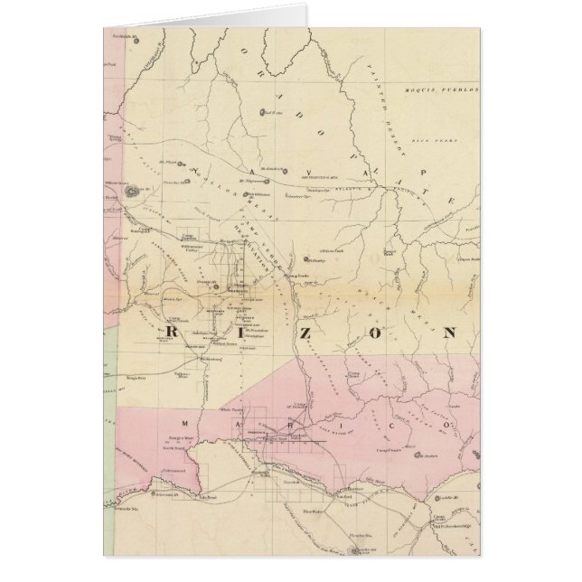 Arizona 5 hälsningskort (Framsidan)