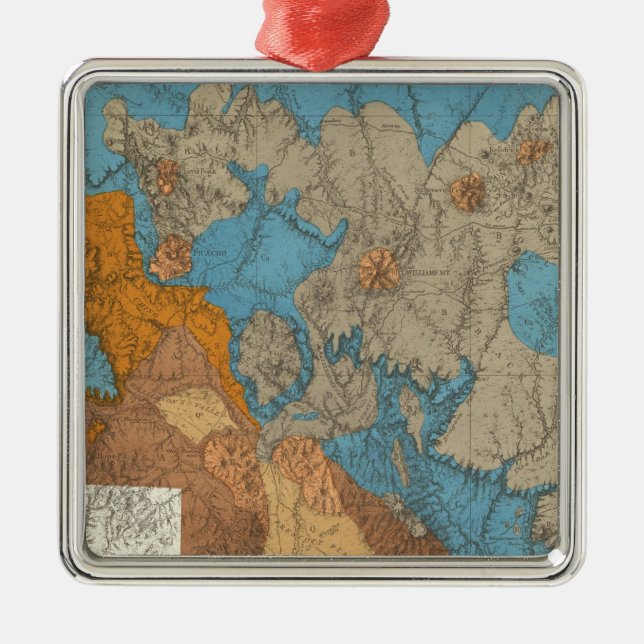 Arizona 5 julgransprydnad metall (Framsidan)