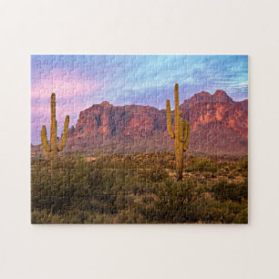 Arizona Aesthetic Sunset Bilder Phoenix Cactus Pussel