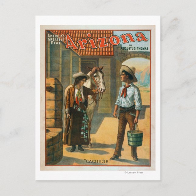 Arizona "America's Underbarare Play"-cachese Vykort (Framsida)