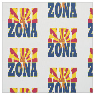 Arizona amerikanstatlig flagga tyg