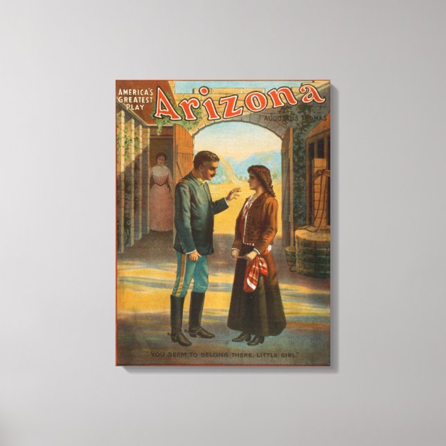 Arizona "Amerikas Underbarare Spela" Poster #2 Canvastryck (Framsida)