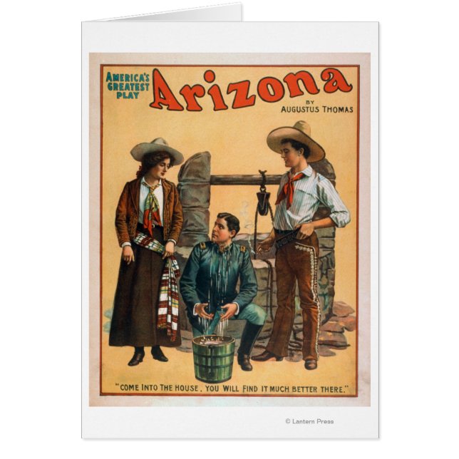 Arizona "Amerikas Underbarare Spela" Poster #3 Hälsningskort (Framsidan)