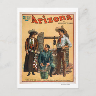 Arizona "Amerikas Underbarare Spela" Poster #3 Vykort