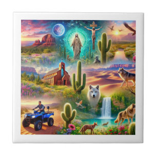 Arizona Andlig Resa Kakelplatta