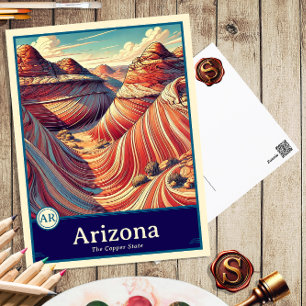 Arizona Anime Stil Cel Shaded-vykort Vykort