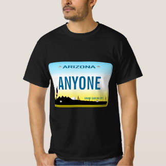 Arizona Anpassningsbar License Plate Tee