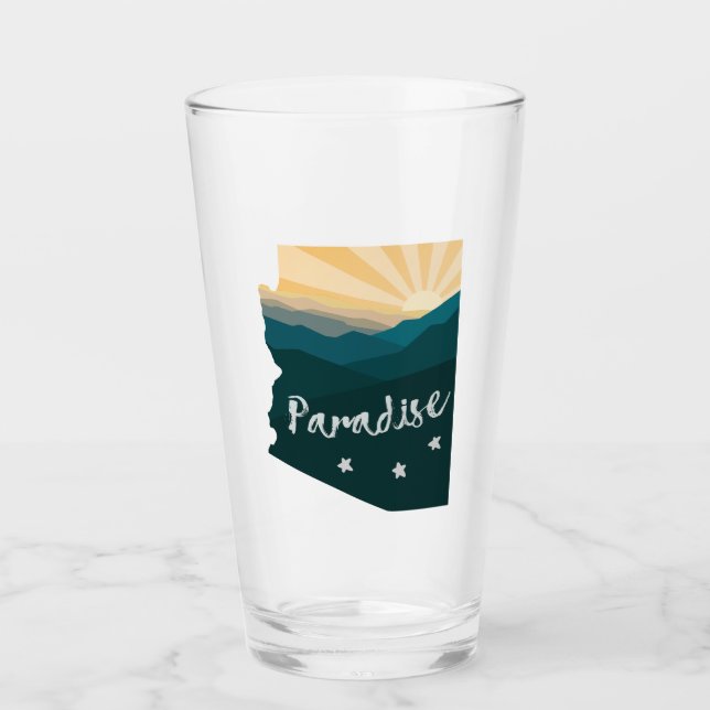 Arizona är Paradise Glaskopp (Framsida)