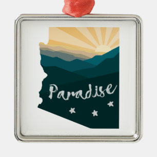 Arizona är Paradise Julgransprydnad Metall