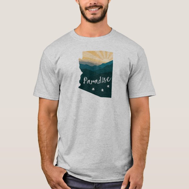 Arizona är Paradise T Shirt (Framsida)