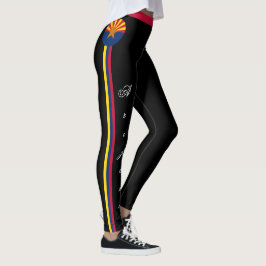 Arizona & Arizona Flagga, USA mode, resor/sport Leggings