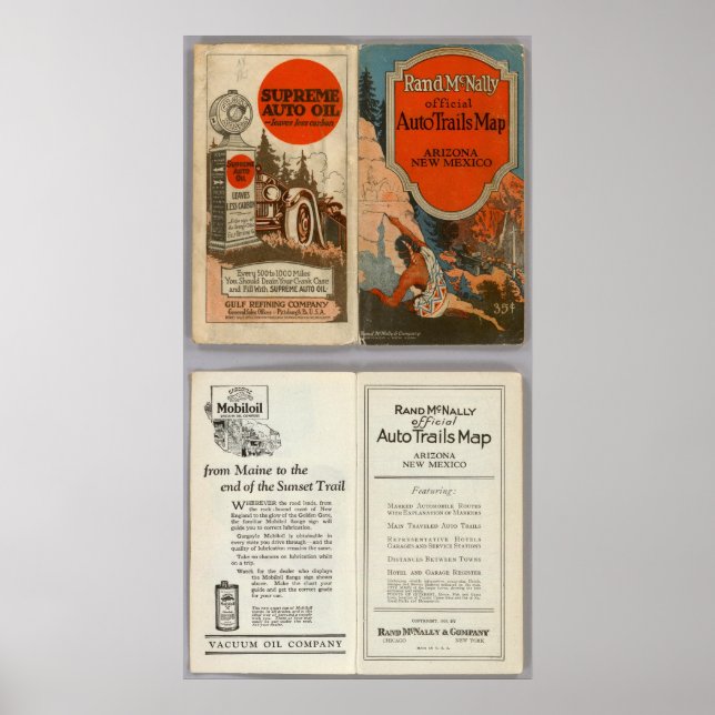 Arizona, automatiska spårningar i New mexico Poster (Framsidan)