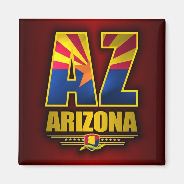 Arizona (AZ) Magnet (Framsidan)