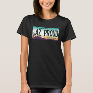 Arizona AZ Proud Home Live Vintage Retro Licence P T Shirt