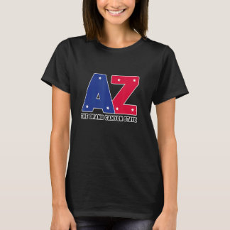 Arizona AZ Retro American Flaggor Pride T Shirt