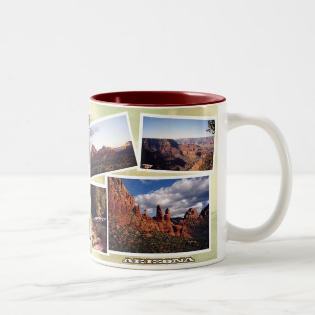 Arizona bildalbum två tonar muggen Två-Tonad mugg (Höger)