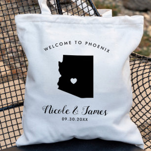 Arizona Bröllop Welcome Bag, Hotel Guest Tygkasse