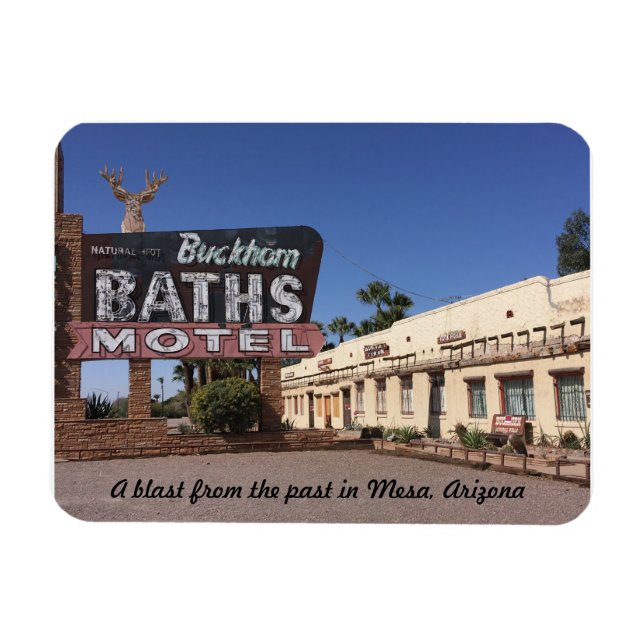 Arizona - Buckhorn Motel, Mesa, AZ Magnet (Horisontell)