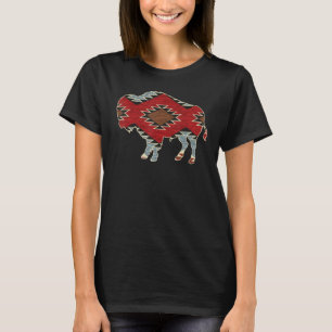 Arizona Buffalo Aztec indisk sydvästra Mönster T Shirt