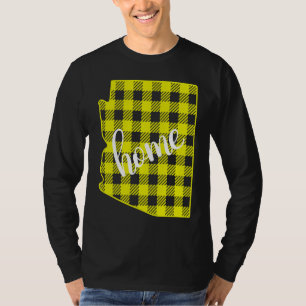 Arizona Buffalo Plaid Hemstat Land Yellow Pl T Shirt