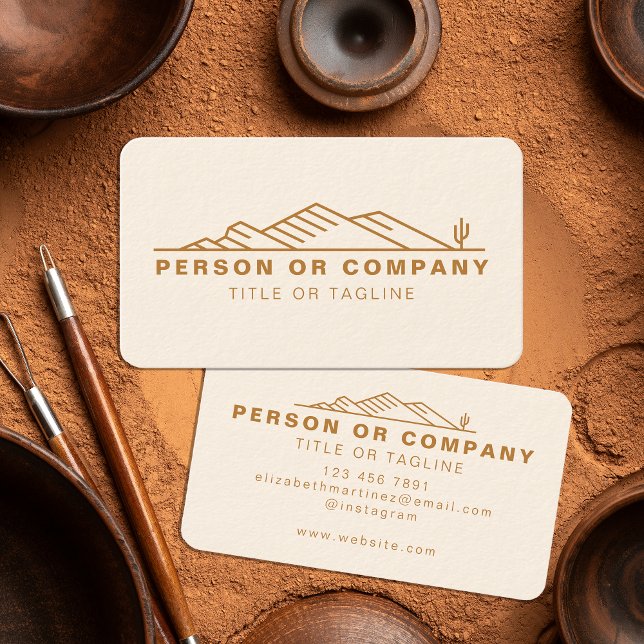 Arizona Cactus Landscaping eller Real Gods Modern Visitkort (Skapare uppladdad)