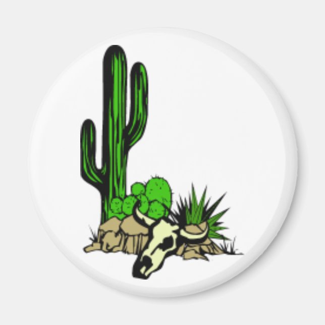 Arizona Cactus Magnet (Framsidan)