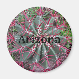 Arizona Cactus Photo Red Barrel Desert Plant Magnet