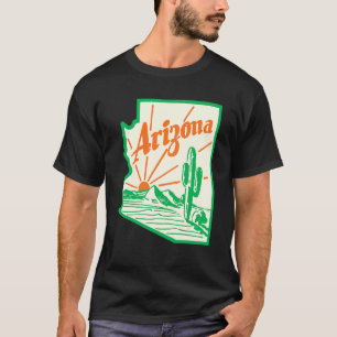 Arizona Cactus Vintage resor T Shirt