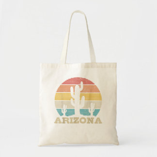 Arizona Cactus Vintage Retro Desert Souvenir Gift Tygkasse