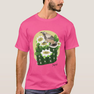Arizona Cactus Wren och Saguaro Cactus Oversized T Shirt