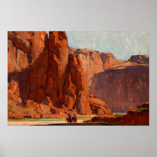 "Arizona Canyon" av Edgar Payne Poster