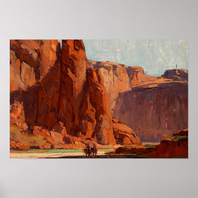 "Arizona Canyon" av Edgar Payne Poster (Framsidan)